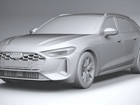 Audi A5 Avant Regular 2025 3D Model
