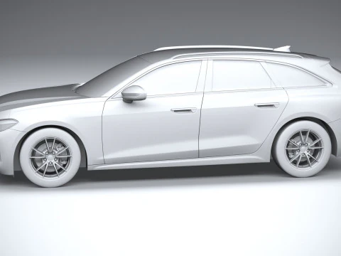 Audi A5 Avant Regular 2025 3D Model