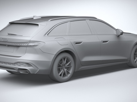 Audi A5 Avant Regular 2025 3D Model