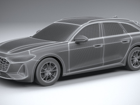 Audi A5 Avant Regular 2025 3D Model