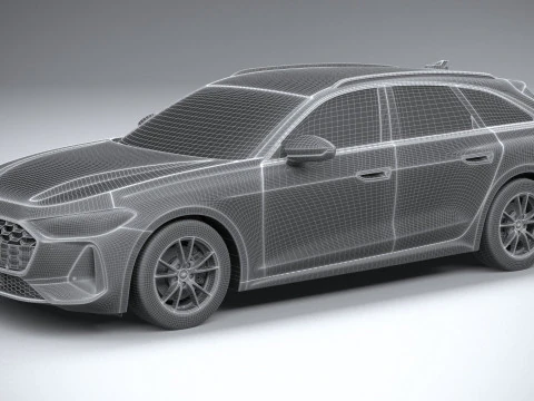 Audi A5 Avant Regular 2025 3D Model