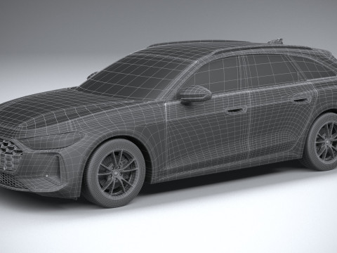 Audi A5 Avant Regular 2025 3D Model