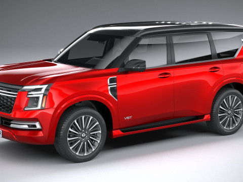 Nissan Armada 2025 3D Model