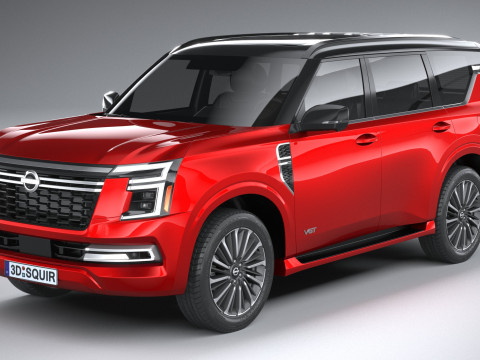 Nissan Armada 2025 3D 모델