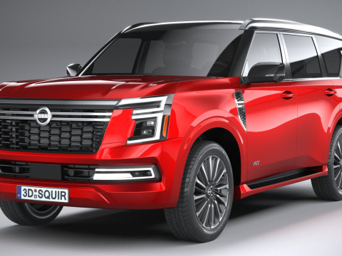 Nissan Armada 2025 3D 모델