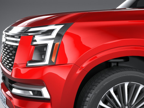 Nissan Armada 2025 3D 모델