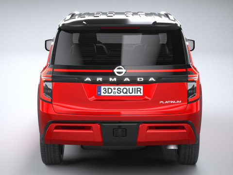 Nissan Armada 2025 3D 모델