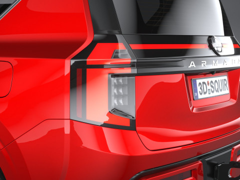 Nissan Armada 2025 3D 모델