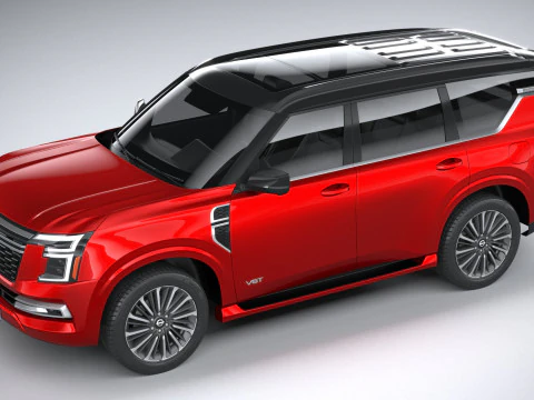 Nissan Armada 2025 3D Model
