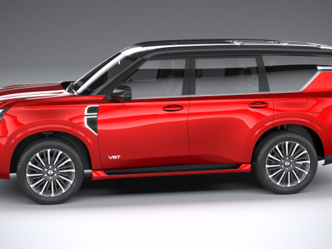 Nissan Armada 2025 3D 모델