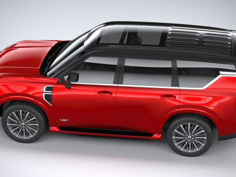Nissan Armada 2025 3D 모델
