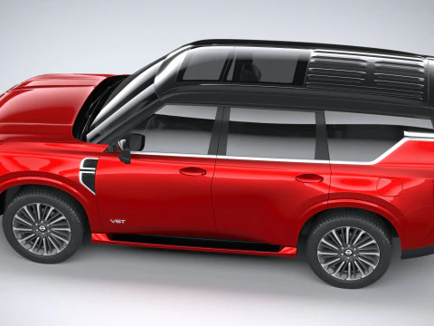 Nissan Armada 2025 3D Model