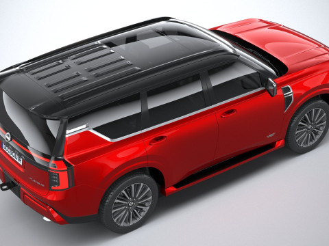 Nissan Armada 2025 3D 모델