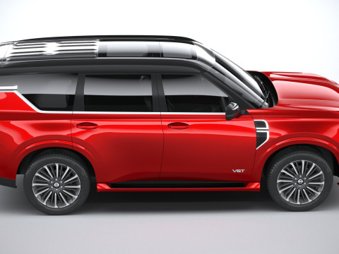Nissan Armada 2025 3D 모델