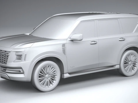Nissan Armada 2025 3D Model