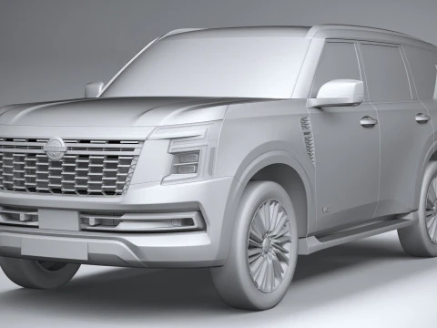 Nissan Armada 2025 3D Model