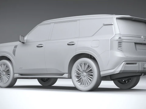 Nissan Armada 2025 3D Model