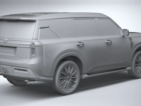 Nissan Armada 2025 3D Model