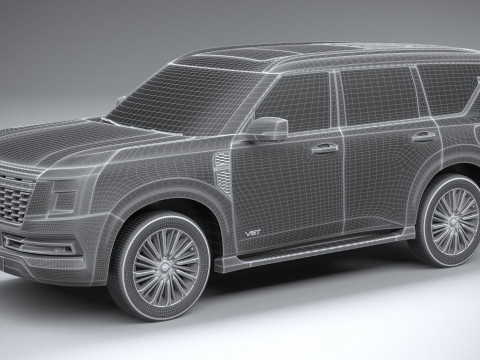 Nissan Armada 2025 3D 모델