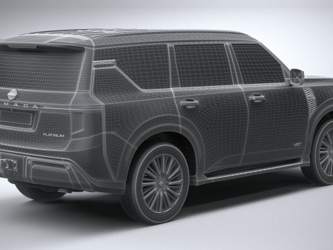 Nissan Armada 2025 3D 모델