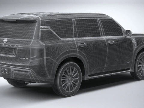 Nissan Armada 2025 3D Model