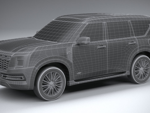 Nissan Armada 2025 3D 모델