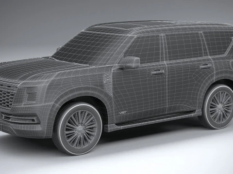 Nissan Armada 2025 3D Model