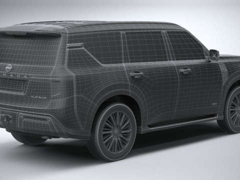 Nissan Armada 2025 3D 모델