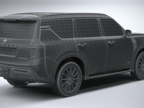 Nissan Armada 2025 3D Model
