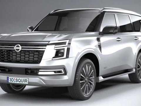 Nissan Patrol 2025 3D Model