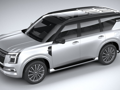 Nissan Patrol 2025 3D Model