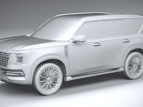 Nissan Patrol 2025 3D Model