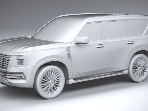 Nissan Patrol 2025 3D Model