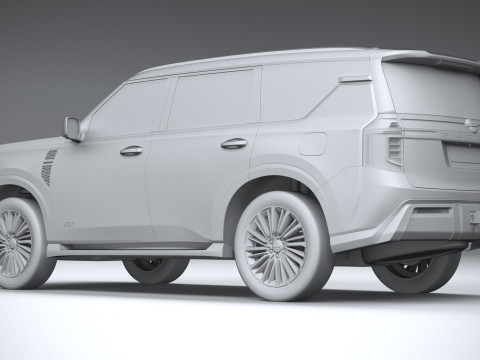 Nissan Patrol 2025 3D Model