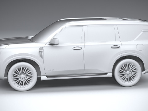Nissan Patrol 2025 3D Model