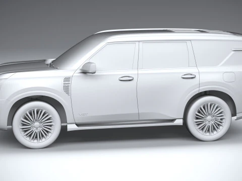 Nissan Patrol 2025 3D Model
