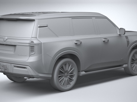 Nissan Patrol 2025 3D Model