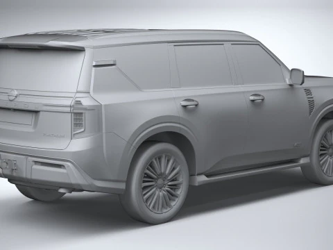 Nissan Patrol 2025 3D Model