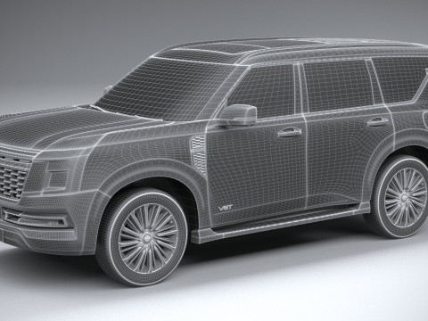 Nissan Patrol 2025 3D Model