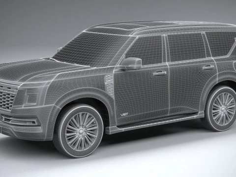 Nissan Patrol 2025 3D Model