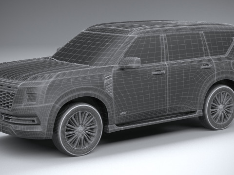 Nissan Patrol 2025 3D Model
