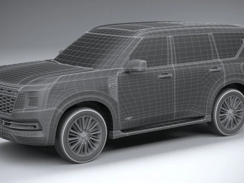 Nissan Patrol 2025 3D Model
