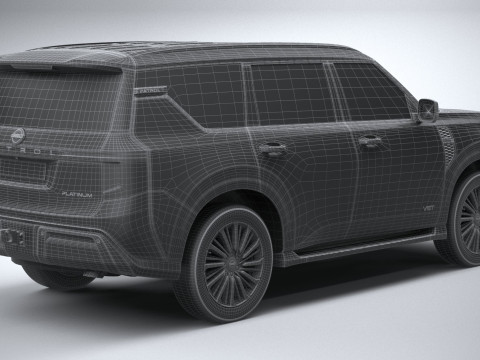 Nissan Patrol 2025 3D Model