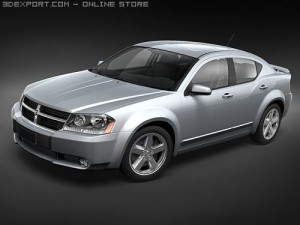 Dodge Avenger 2008 3D Model
