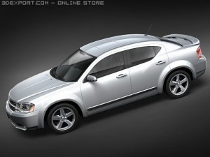 Dodge Avenger 2008 3Dモデル