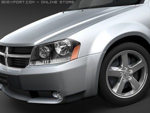 Dodge Avenger 2008 3Dモデル