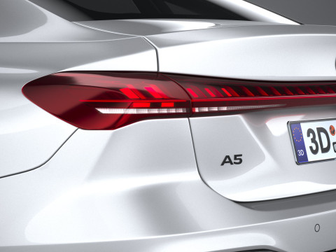 Audi A5 Sedan regular 2025 Modello 3D