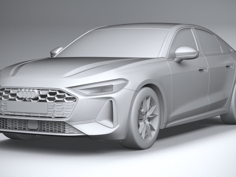 Audi A5 Sedan regular 2025 Modello 3D