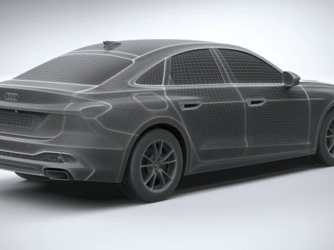 Audi A5 Sedan regular 2025 3D Model