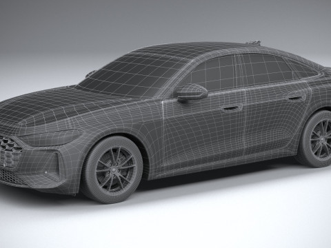 Audi A5 Sedan regular 2025 Modello 3D